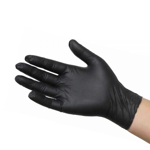 Нітрилові чорні рукавички SafeTouch® Advanced Black