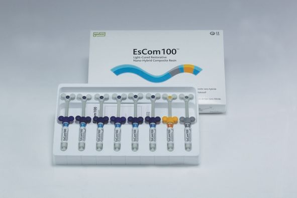 EsCom 100 наногибридный композит, набор 8 шприцев