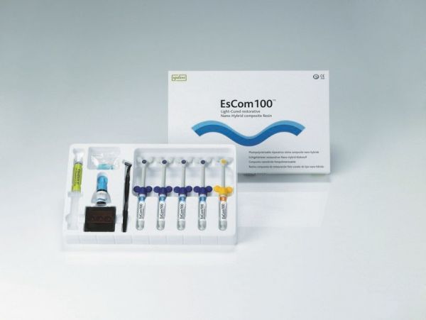 EsCom 100 наногибридный композит, набор 5 шприцев