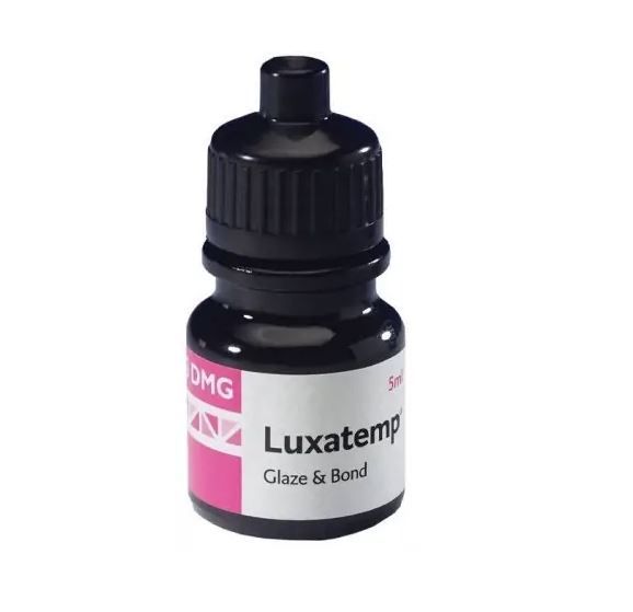 Люксатемп Глейз энд Бонд (Luxatemp Glaze & Bond), светоотверждаемый однокомпонентный лак для временных реставраций, флакон 5 мл, DMG