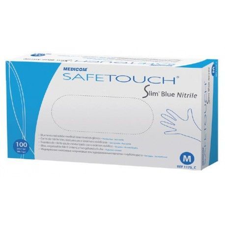 Рукавички SafeTouch, нітрилові, текстуровані без пудри