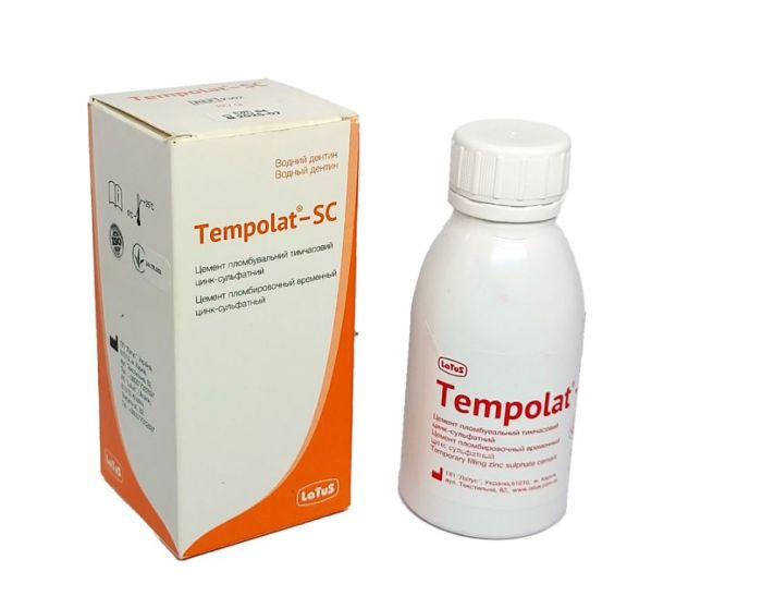Темполат-СЦ (Tempolat-SC) временный пломбировочный цемент (80г)